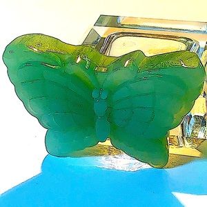 BUTTERFLY GREEN AVENTURINE CARVED CRYSTAL